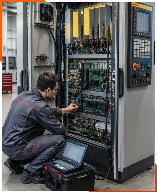 Ремонт систем ЧПУ FANUC промышленных станков в Тольятти